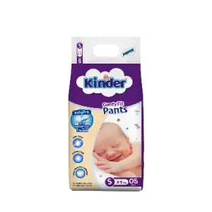 Kinder Comfy Fit Pants Diaper S (3-8 kg) 5 pcs