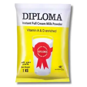 Diploma Instant Full Cream Milk Powder 1kg (Foil Pack)